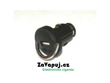 Autoadaptér MINI (Car adapter) -> USB (Černý)