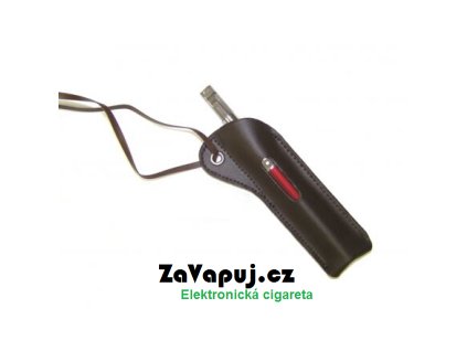 Pouzdro na krk z ekokůže pro e-cigarety do 14mm (Hnědé)