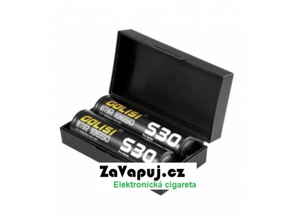 Baterie Golisi S30 IMR 18650 (35A) (3000mAh) (2ks + pouzdro)