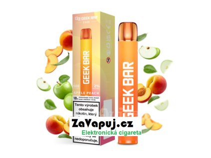 Elektronická cigareta GEEK BAR E600 Apple Peach 20mg