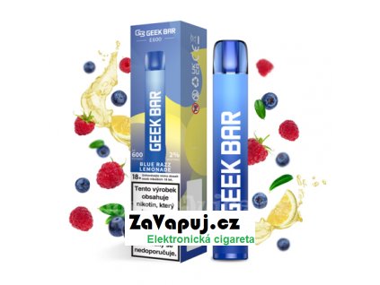 Elektronická cigareta GEEK BAR E600 Blue Razz Lemonade 20mg