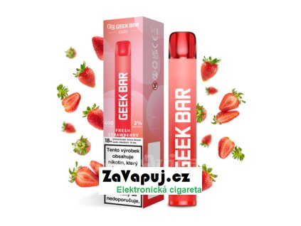 Elektronická cigareta GEEK BAR E600 Fresh Strawberry 20mg