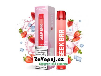 Elektronická cigareta GEEK BAR E600 Pink Lemonade 20mg