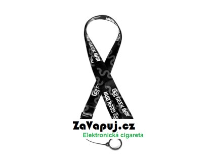 Šňůrka na krk GEEK BAR (Černá)