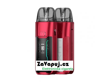 Elektronická cigareta Vaporesso LUXE XR MAX Pod Leather Edition 2800mAh Flame Red
