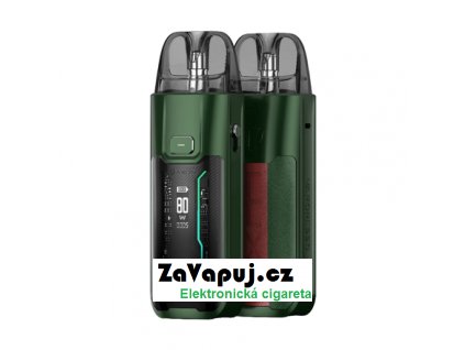Elektronická cigareta Vaporesso LUXE XR MAX Pod Leather Edition 2800mAh Forest Green