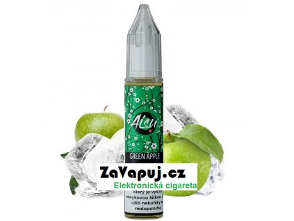 Liquid ZAP! Juice SALT Green Apple Ice (Ledové zelené jablko) 10ml 10mg