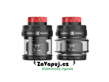 Clearomizér Wotofo Profile X RTA Černá 5ml/8ml