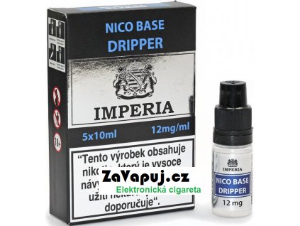 Nikotinová báze CZ IMPERIA Dripper 5x10ml PG30-VG70 12mg