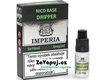 Nikotinová báze CZ IMPERIA Dripper 5x10ml PG30-VG70 6mg