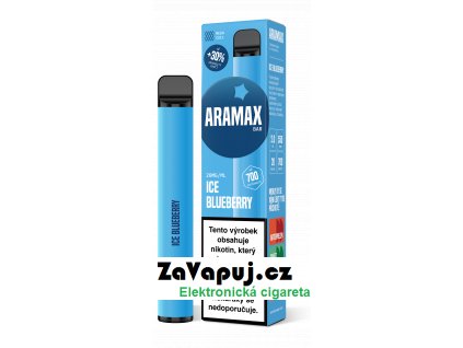 Elektronická cigareta Aramax Bar 700 Ice Blueberry 20mg
