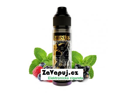 Příchuť Zeus Juice S&V: The Black Ice (Bobulovitá směs s rybízem a mentolem) 20ml