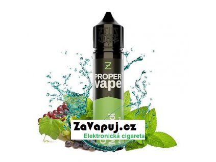 Příchuť Proper Vape by Zeus Juice S&V: Grape Menthol (Hroznové víno s mentolem) 20ml