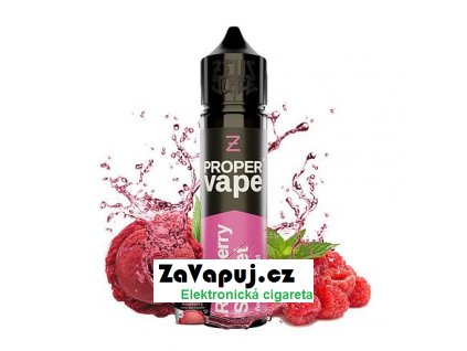 Příchuť Proper Vape by Zeus Juice S&V: Raspberry Sherbet (Malinový sorbet) 20ml