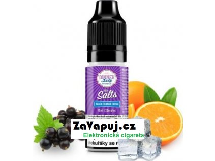 Liquid Dinner Lady Nic SALT Black Orange Crush 10ml - 20mg