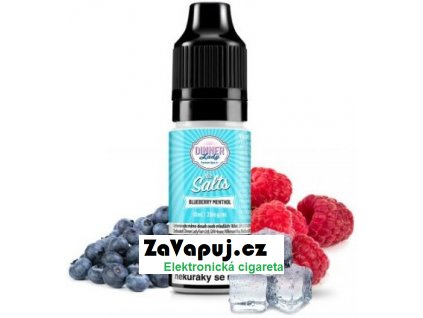 Liquid Dinner Lady Nic SALT Blueberry Menthol 10ml - 20mg