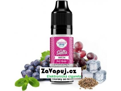 Liquid Dinner Lady Nic SALT Grape Star 10ml - 20mg