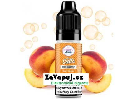 Liquid Dinner Lady Nic SALT Peach Bubblegum 10ml - 20mg