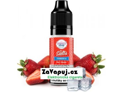 Liquid Dinner Lady Nic SALT Strawberry Ice 10ml - 20mg