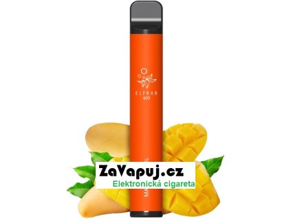 elf bar 600 elektronicka cigareta 20mg mango cz