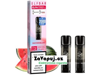 elf bar elfa pods cartridge 2pack watermelon 20mg