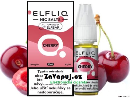 liquid elfliq nic salt cherry 10ml 20mg