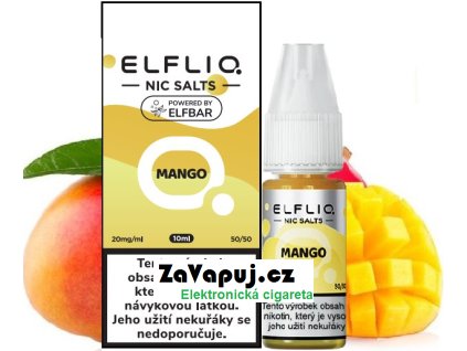 liquid elfliq nic salt mango 10ml 20mg