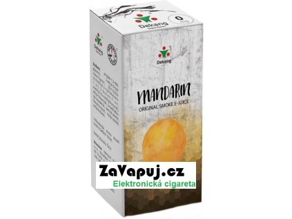 liquid dekang mandarin 10ml 0mg mandarinka