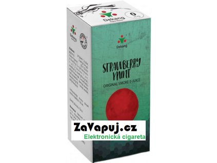 liquid dekang strawberry mint 10ml 0mg jahoda s matou