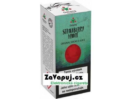 liquid dekang strawberry mint 10ml 18mg jahoda s matou