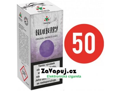 liquid dekang fifty blueberry 10ml 6mg boruvka