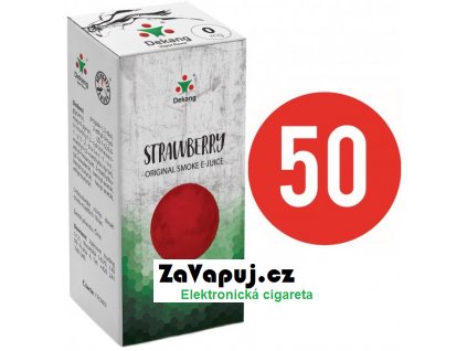 liquid dekang fifty strawberry 10ml 0mg jahoda