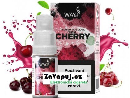 liquid way to vape cherry 10ml 0mg