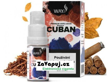 liquid way to vape cuban 10ml 0mg