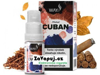 liquid way to vape cuban 10ml 3mg