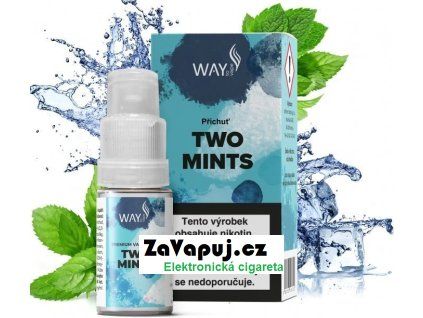 liquid way to vape two mints 10ml 12mg