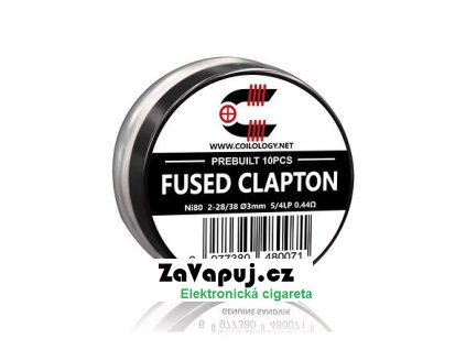 Předmotané spirálky Coilology Sandvik Fused Clapton Ni80 (10ks) odpor 0,44ohm