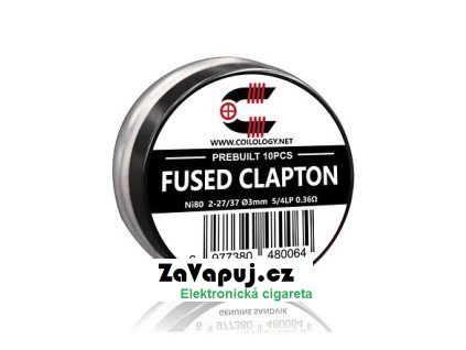 Předmotané spirálky Coilology Sandvik Fused Clapton Ni80 (10ks) odpor 0,36ohm