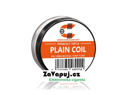 Předmotané spirálky Coilology Sandvik Plain Coil Kanthal A1 (10ks) odpor 1,27ohm