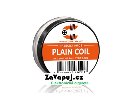 Předmotané spirálky Coilology Sandvik Plain Coil Kanthal A1 (10ks) odpor 0,82ohm