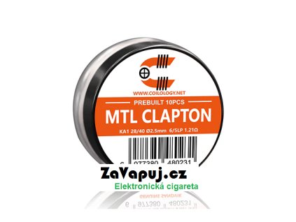 Předmotané spirálky Coilology Sandvik MTL Clapton Kanthal A1 (10ks) odpor 1,21ohm