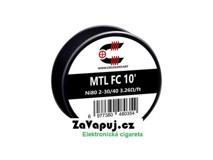 Odporový drát Coilology Sandvik - Fused Clapton Ni80 (3m) typ drátu 2-30/40