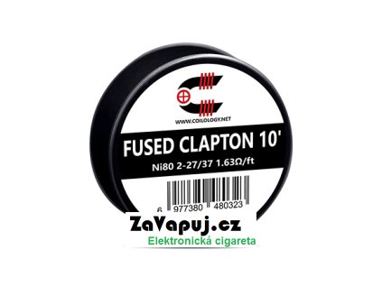 Odporový drát Coilology Sandvik - Fused Clapton Ni80 (3m) typ drátu 2-27/37