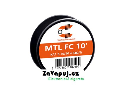 Odporový drát Coilology Sandvik - MTL Fused Clapton Kanthal A1 (3m) typ drátu 2-30/40
