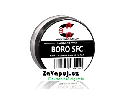 Předmotané spirálky Coilology Handcrafted Sandvik SFC Ni80 (2ks) odpor 0,38ohm