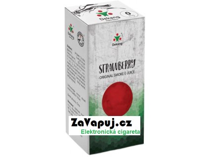 liquid dekang strawberry 10ml 0mg jahoda