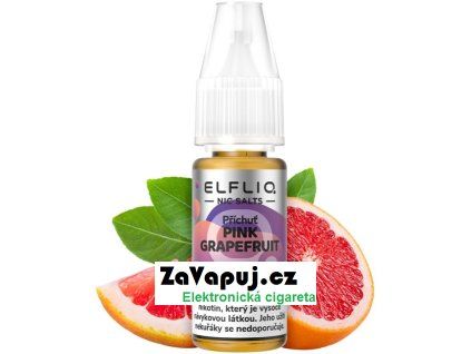 liquid elfliq nic salt pink grapefruit 10ml 20mg cz