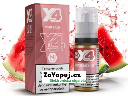 liquid x4 bar juice vodni meloun watermelon 10ml 20mg
