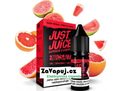 liquid just juice salt blood orange citrus guava 10ml 11mg