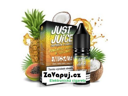 liquid just juice salt pineapple papaya coconut 10ml 11mg